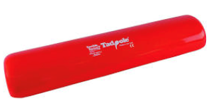 Red, cylindrical Tadpole swimming aid.