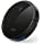 Black, oval-shaped portable speaker angled slightly to the right.