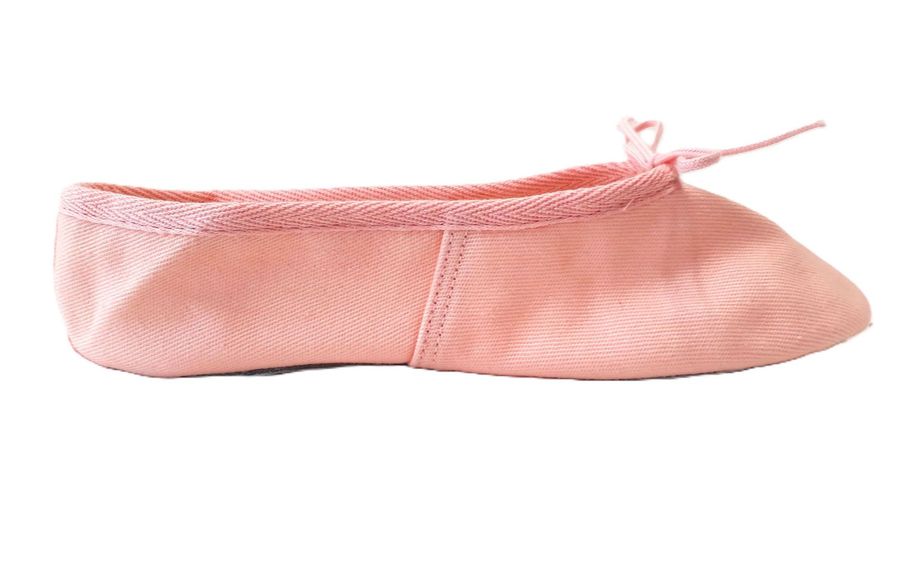 Pink Canvas Ballet shoe