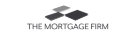A black and white logo for the mortgage firm