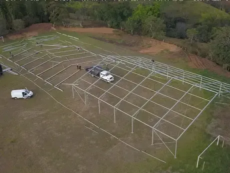 Arquitectura efímera para un evento en