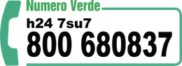 Un logo per numero verde con il numero 800680837