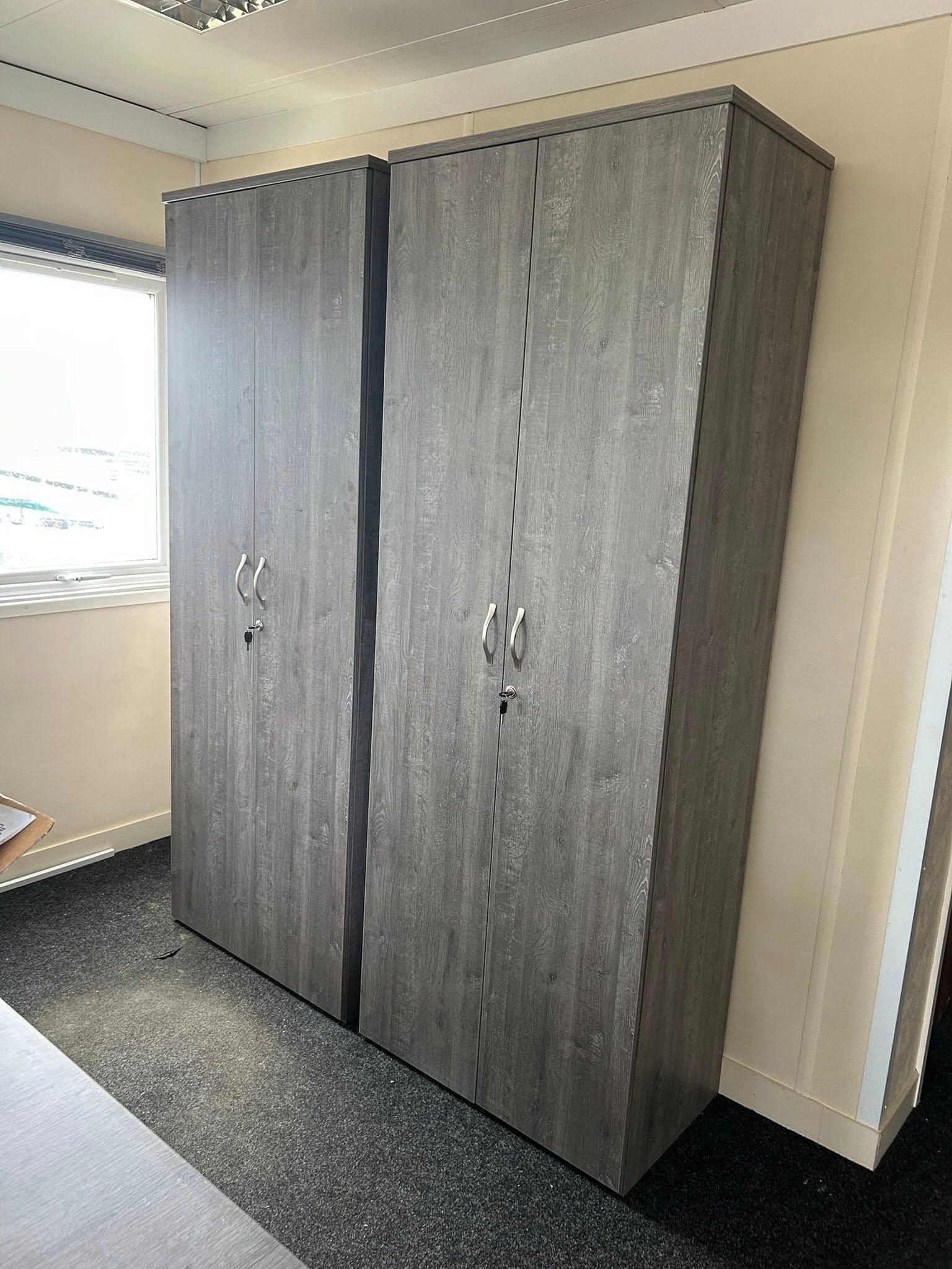 Tall Cupboard - Two Door - Little Grey