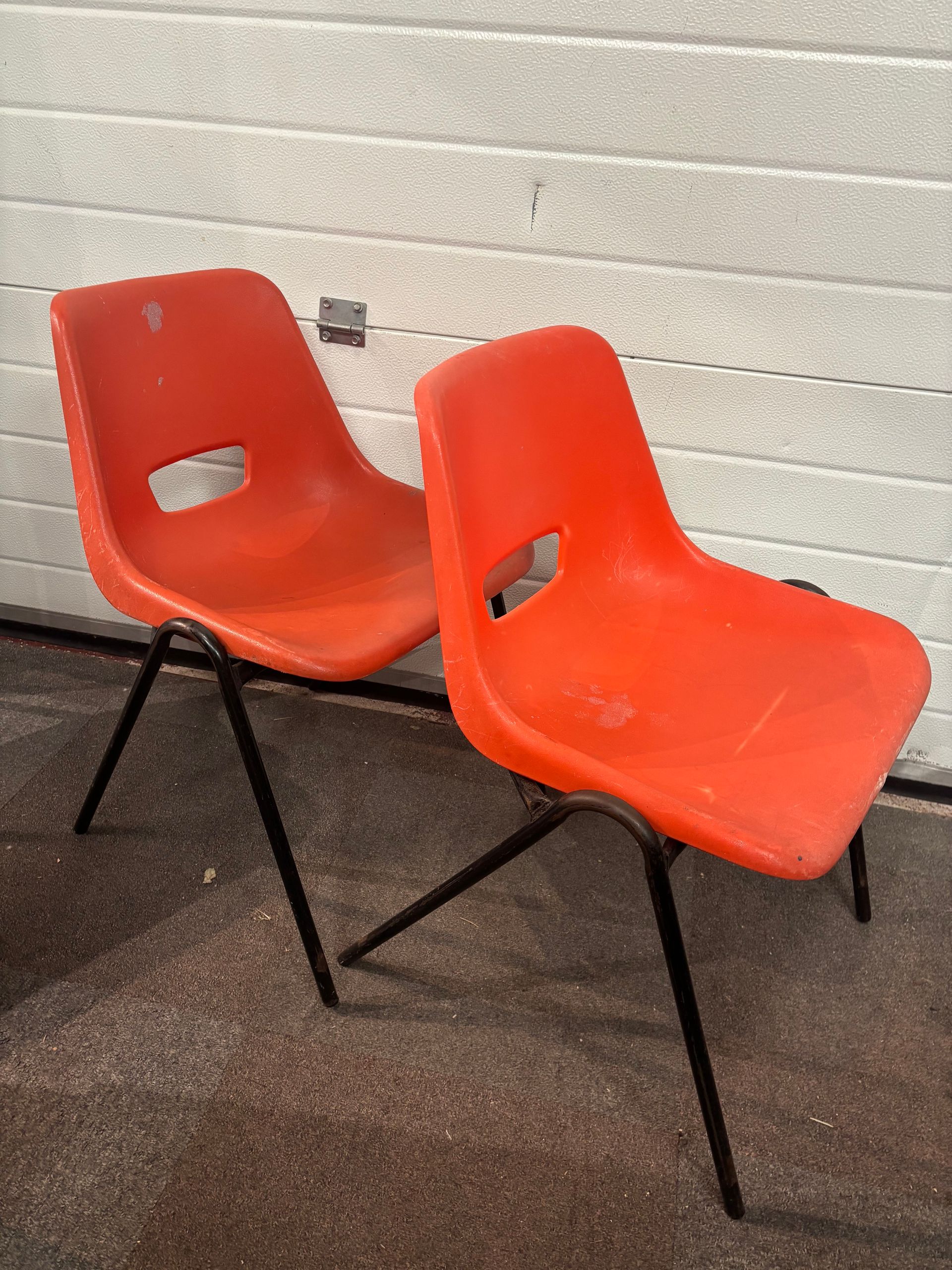 Meeting Chairs - Stacking - Orange