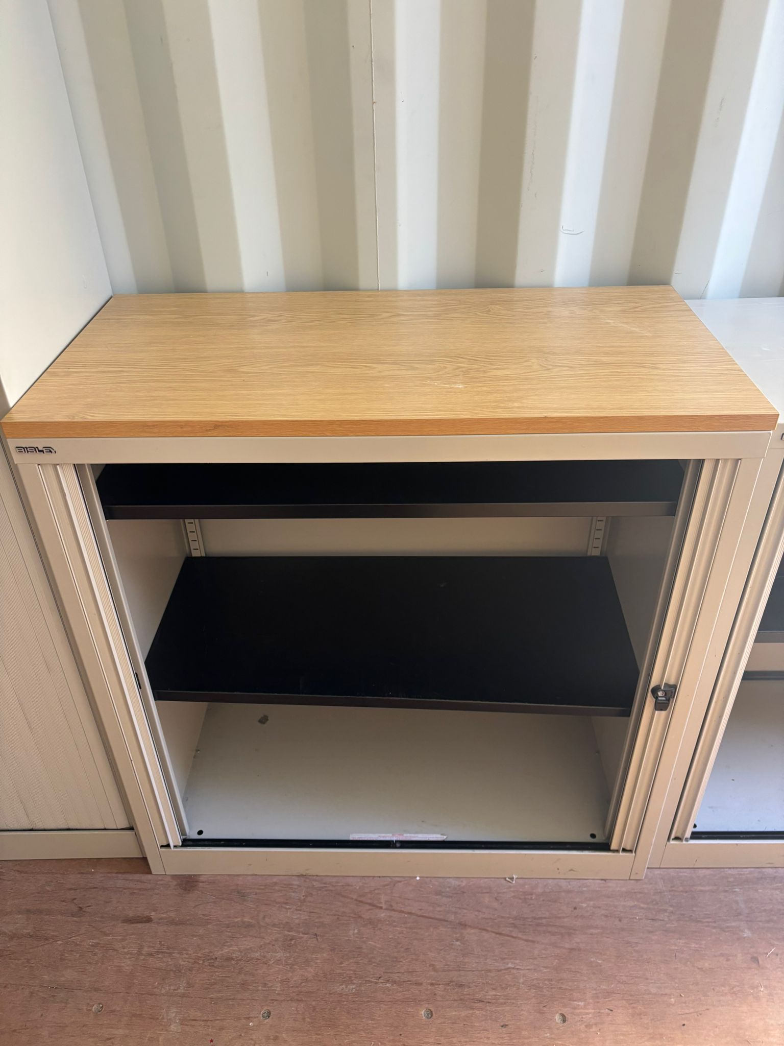 Used Small Tambour Cupboard