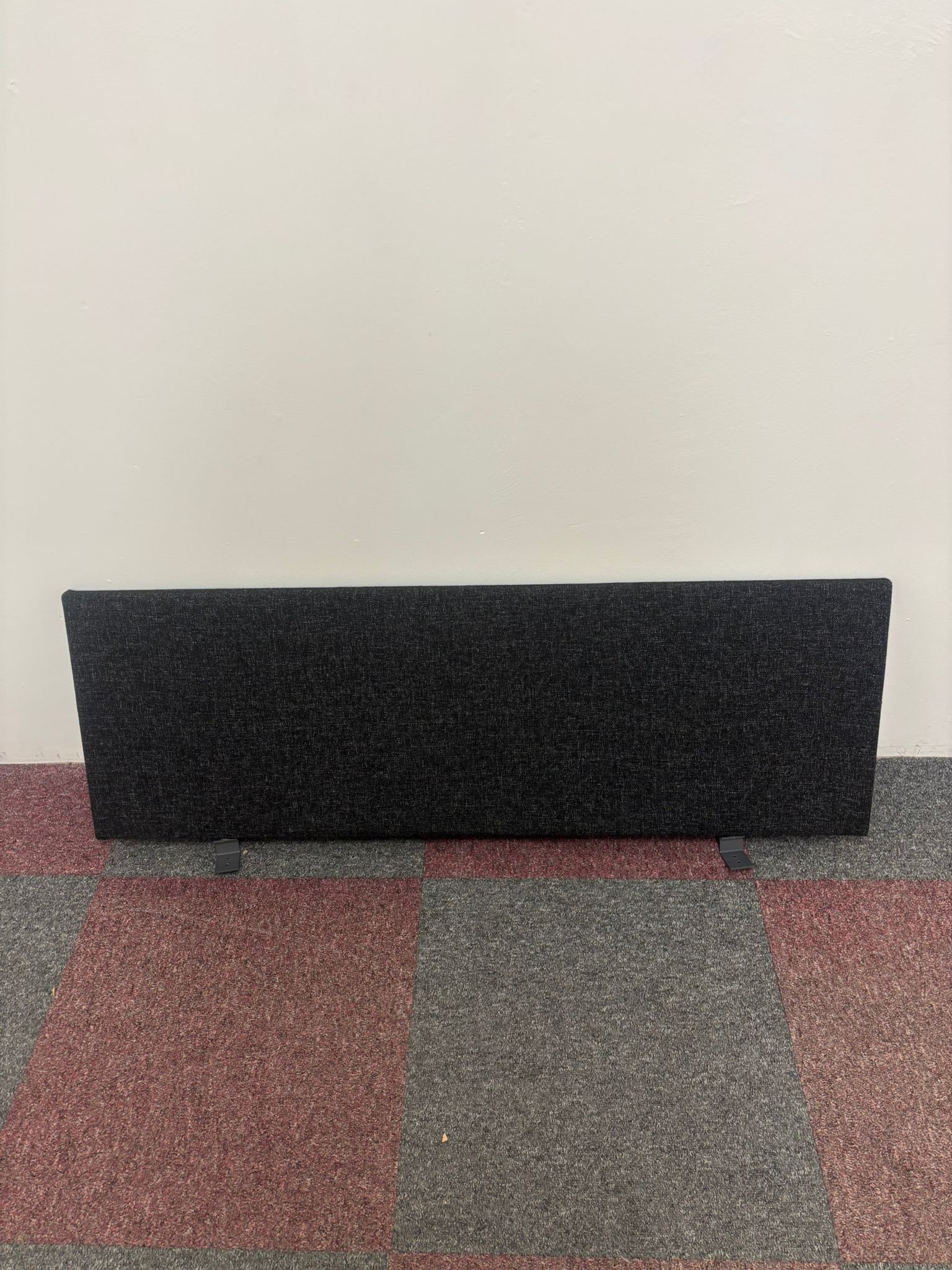Used Desk Screen - 1200 mm - Charcoal