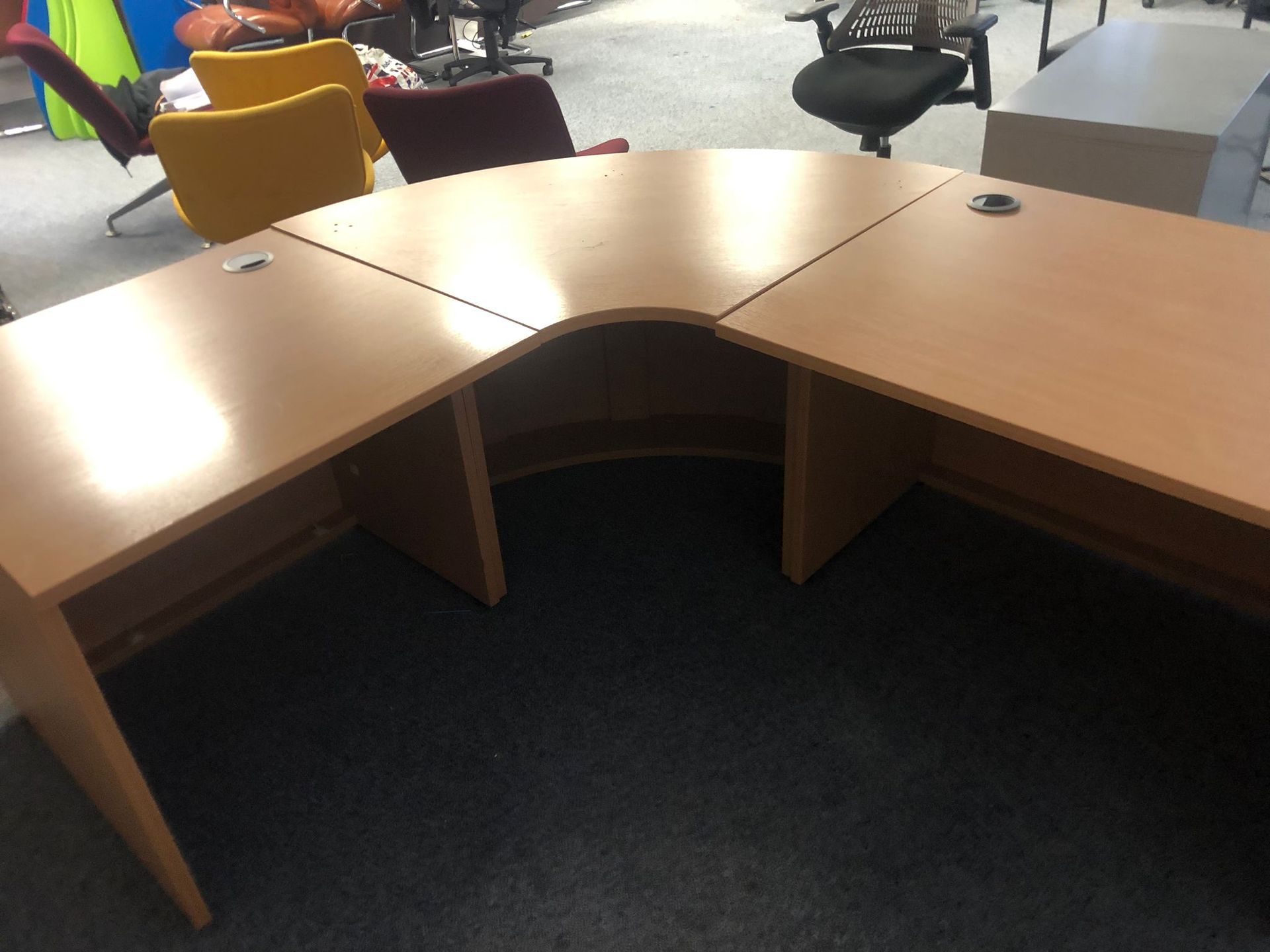 Used Curved Reception Desk