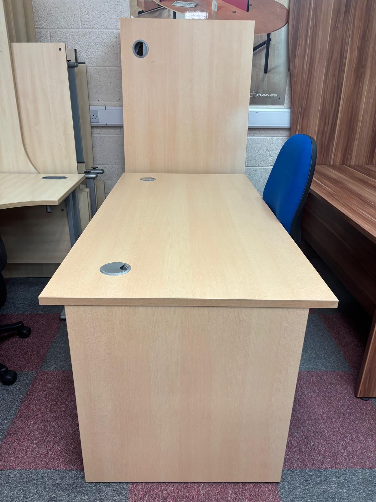 Used 1600mm Straight Desk