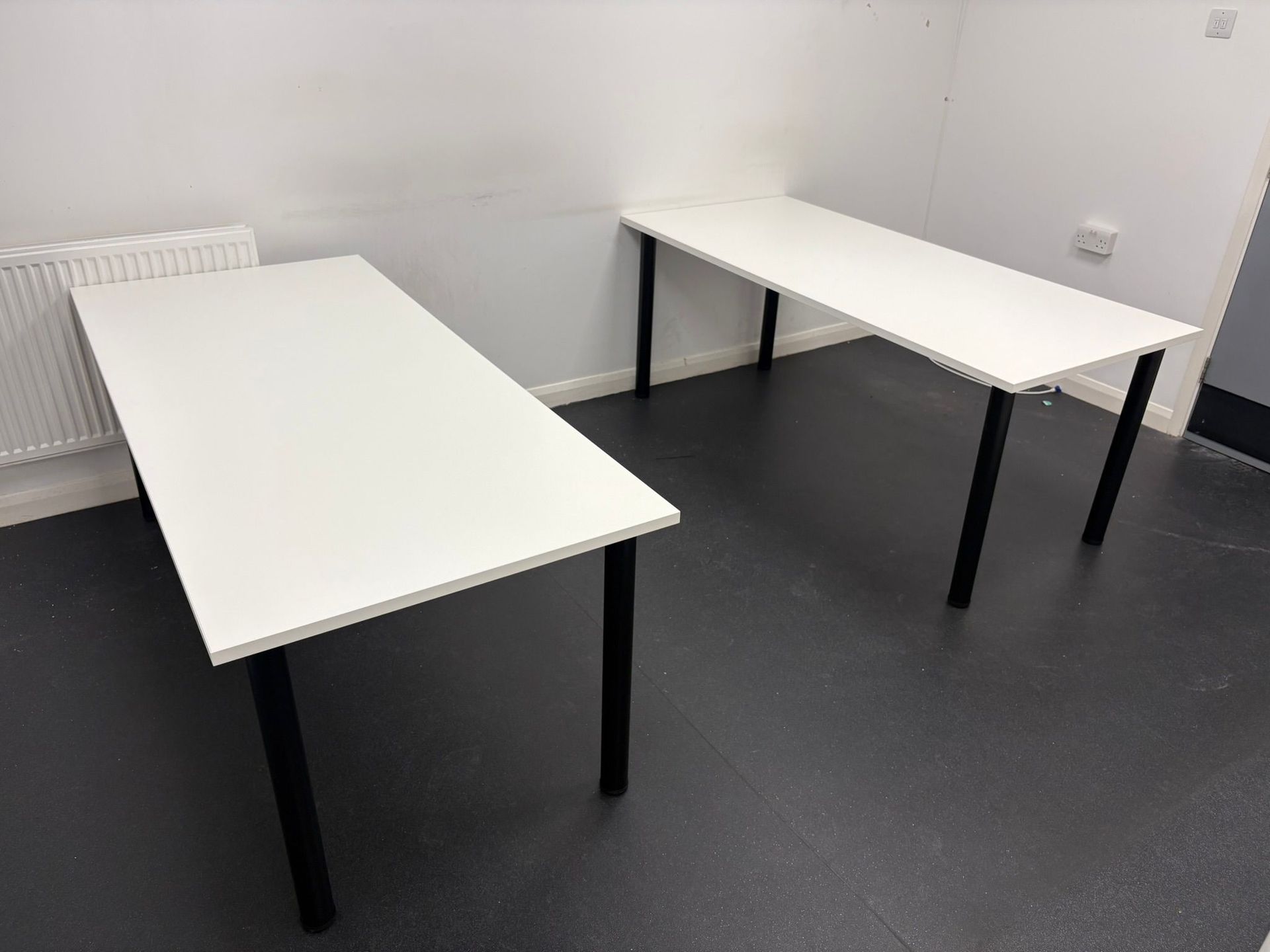 Rectangular Table with Radial Leg