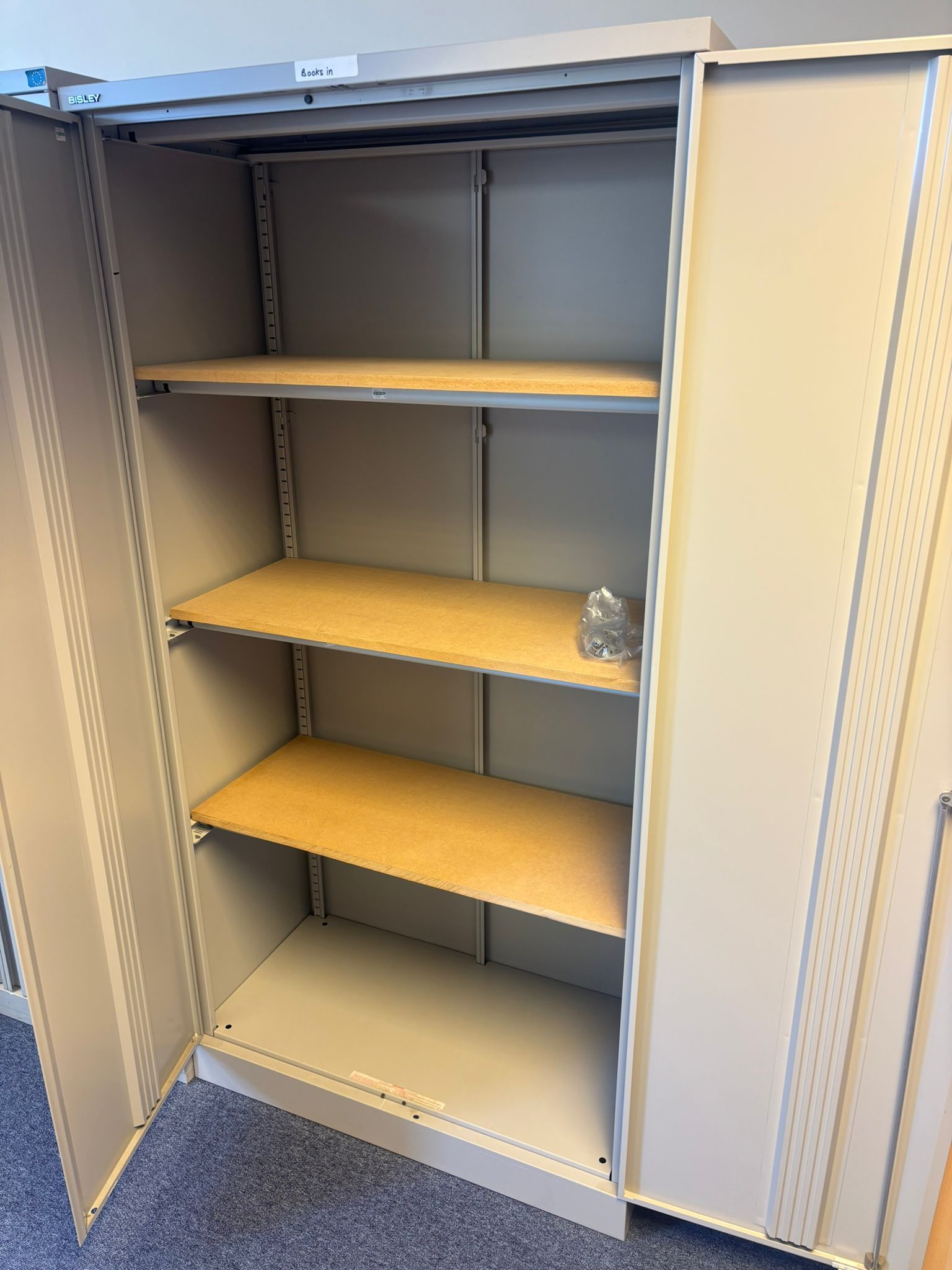 Used Metal Two Door Cupboard