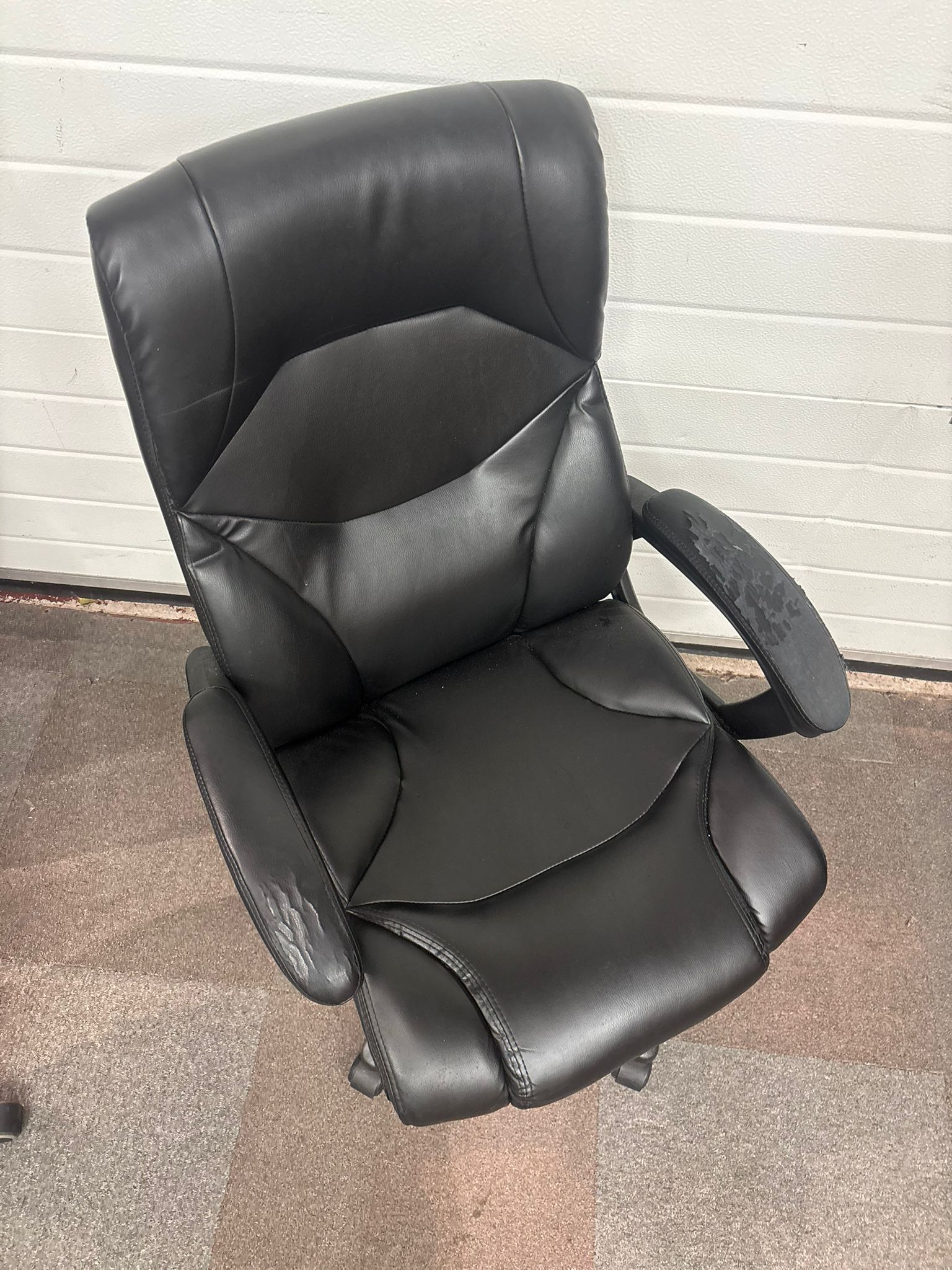 Used Faux Leather Managers Chair