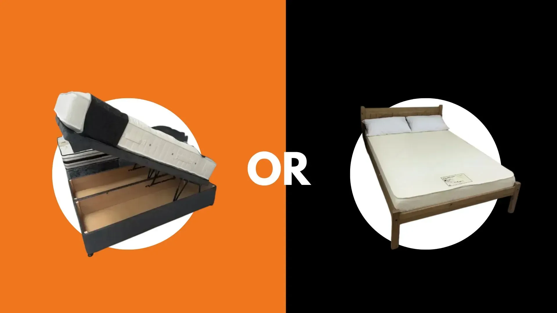 Divan bed or bed frame, what's the difference