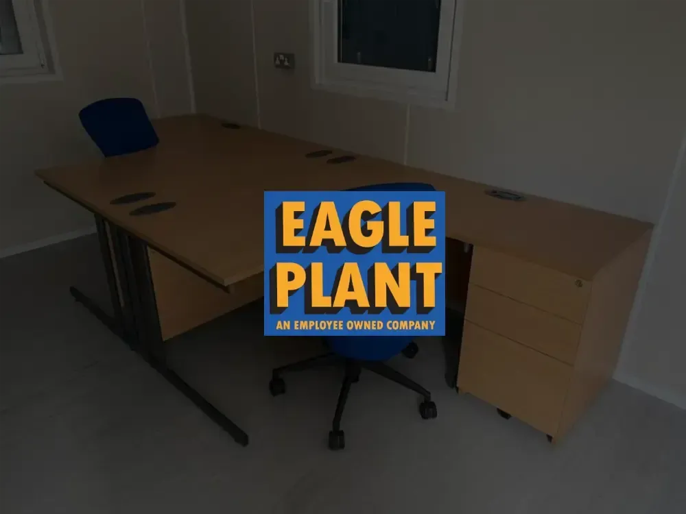 Used office furniture installation for Eagle Plant Hire