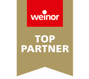 Das Logo für Weinor steht für einen Top-Partner.