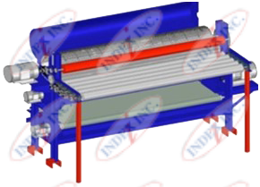 A drawing of a machine that says india inc. on it