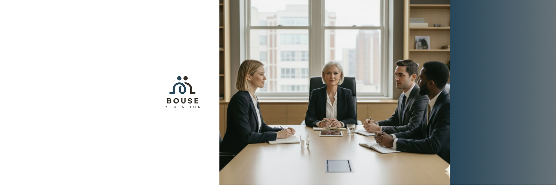 Man with glasses smiling, looking at the viewer. He's wearing a white shirt and using a laptop in a bright room.
