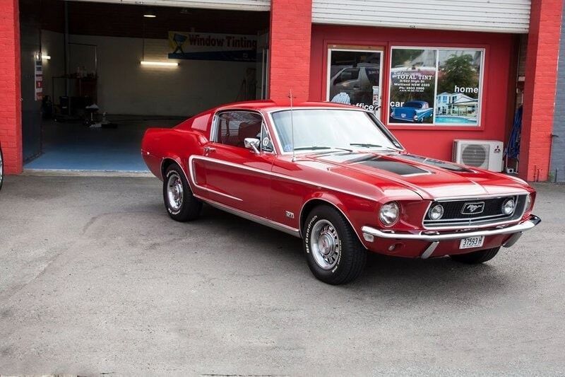 Old Red Car — Automotive Tinting in Maitland, NSW