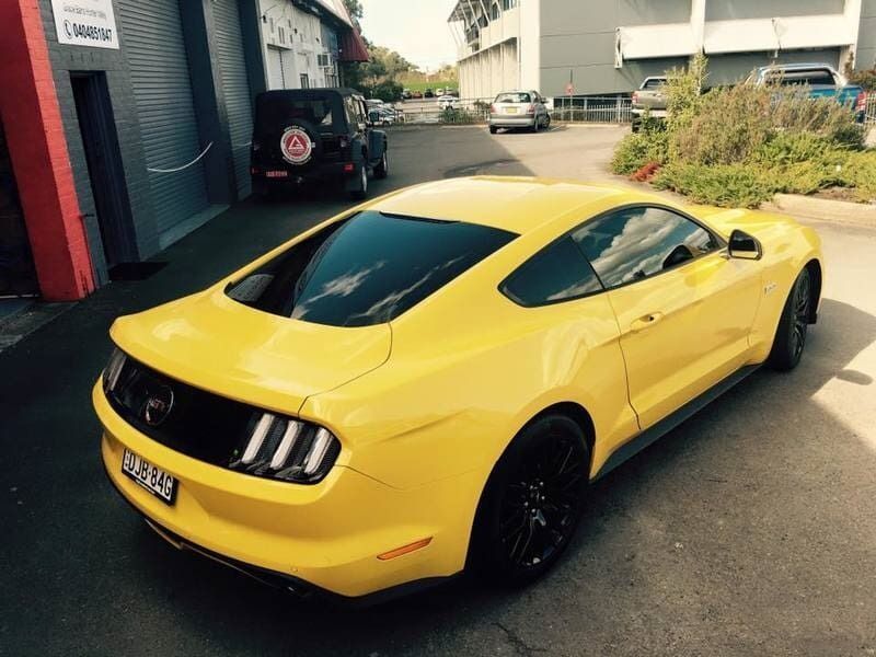 Yellow Car — Automotive Tinting in Maitland, NSW