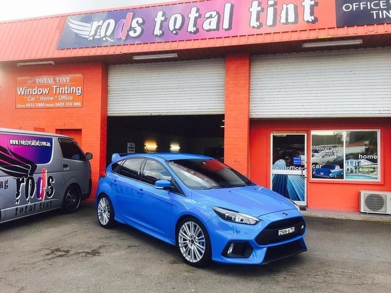 Light Blue Car — Automotive Tinting in Maitland, NSW