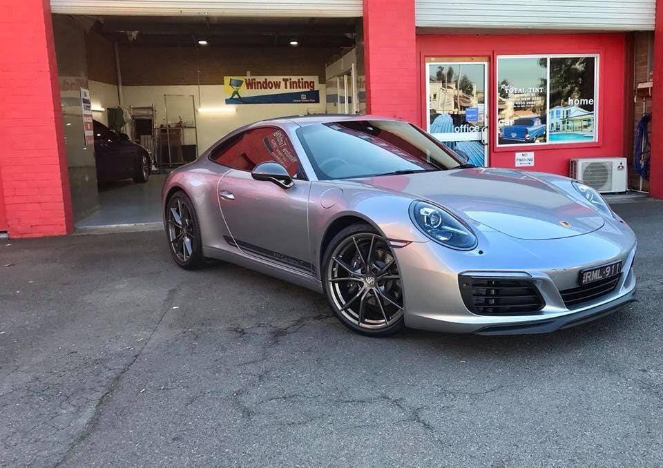 Silver Porche — Automotive Tinting in Maitland, NSW