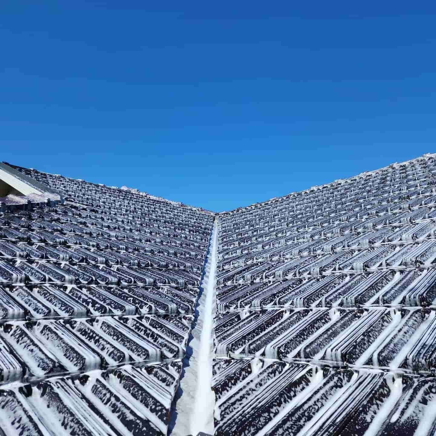 A Roof Covered in Soap — Exquisite Exterior Cleaning In Matcham, NSW