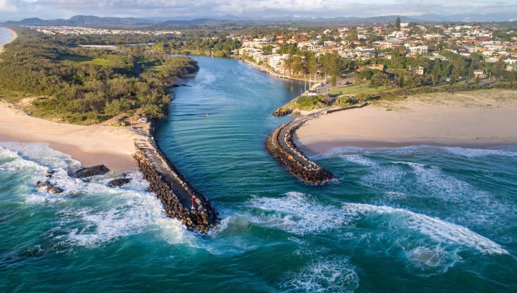 A River Flowing Into the Ocean — Exquisite Exterior Cleaning In St Huberts Island, NSW