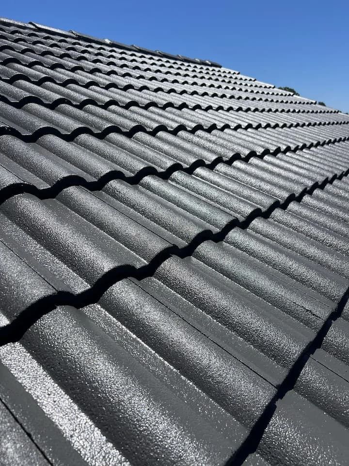 A restored Colorbond roof in Sydney