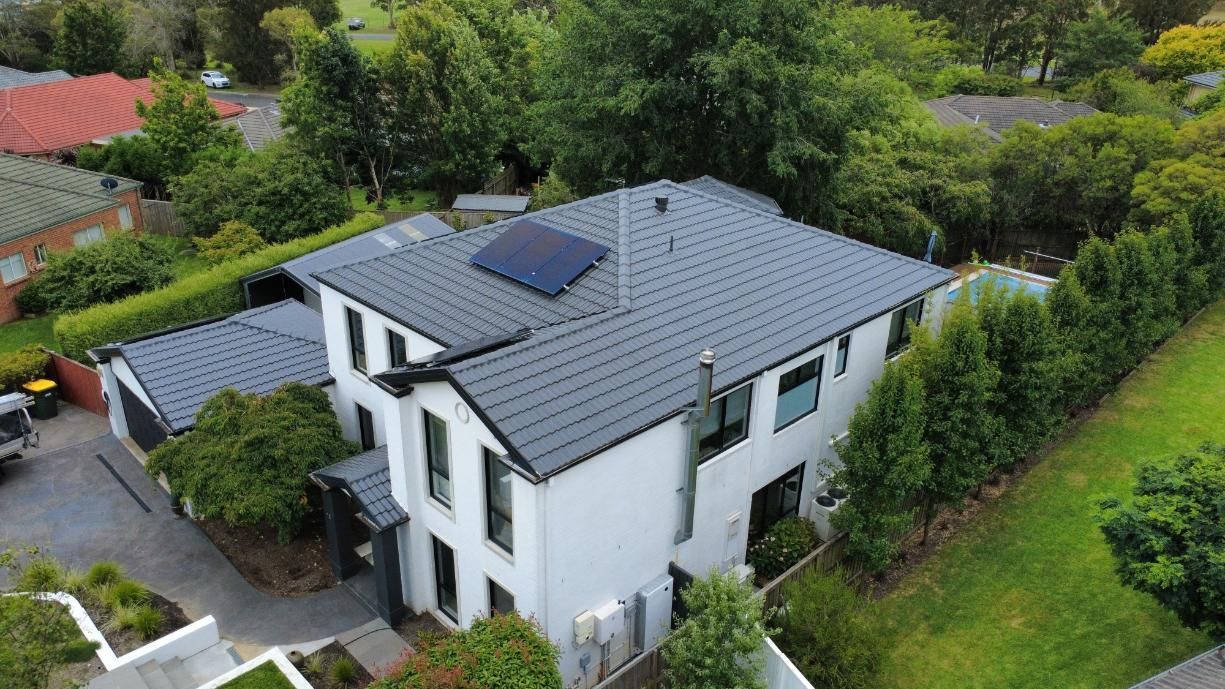 A finished roof restoration in Blacktown
