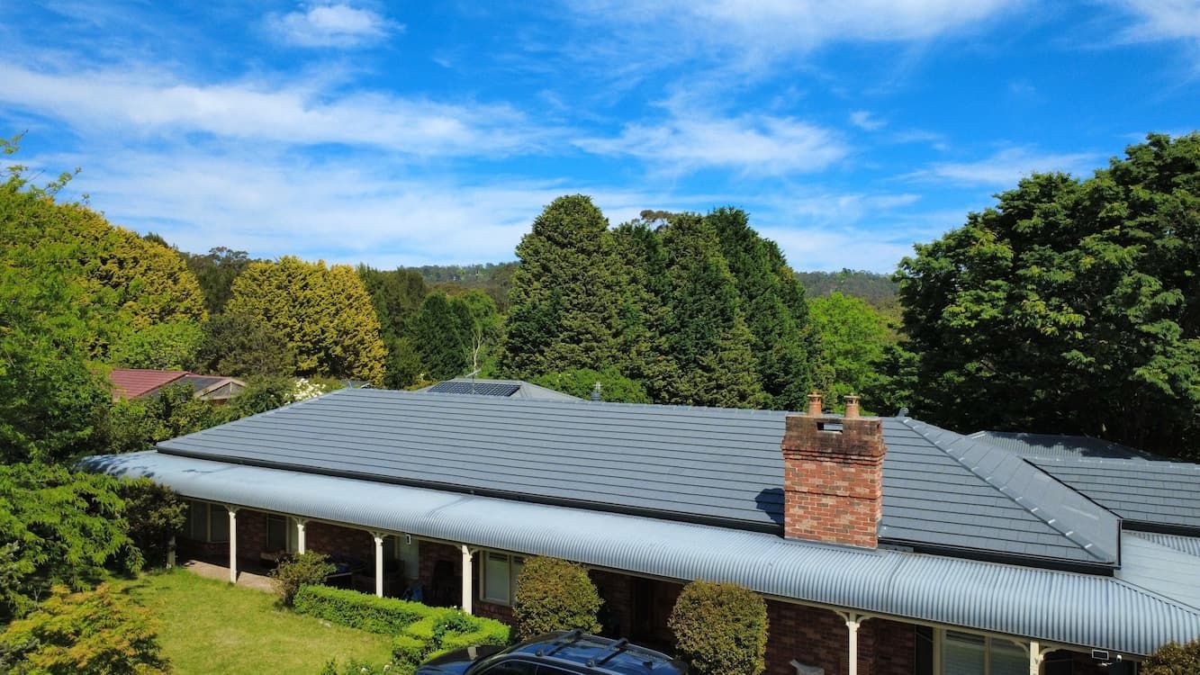 A finished roof restoration in Castle Hill