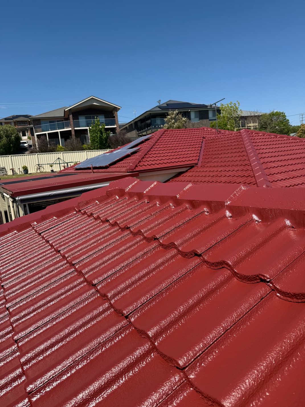 A tiled roof restoration in Mittagong