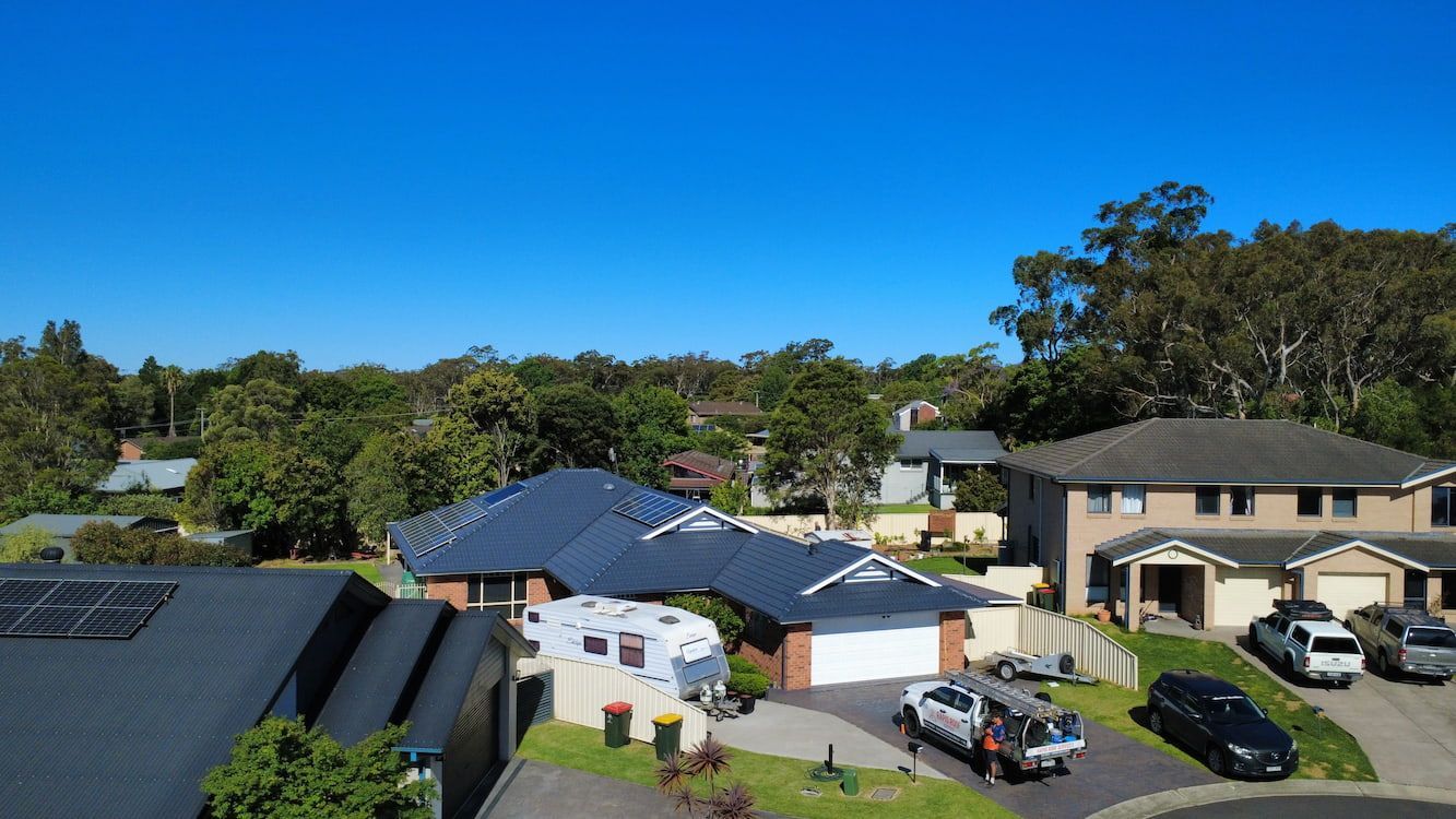 A finished roof restoration in Miranda