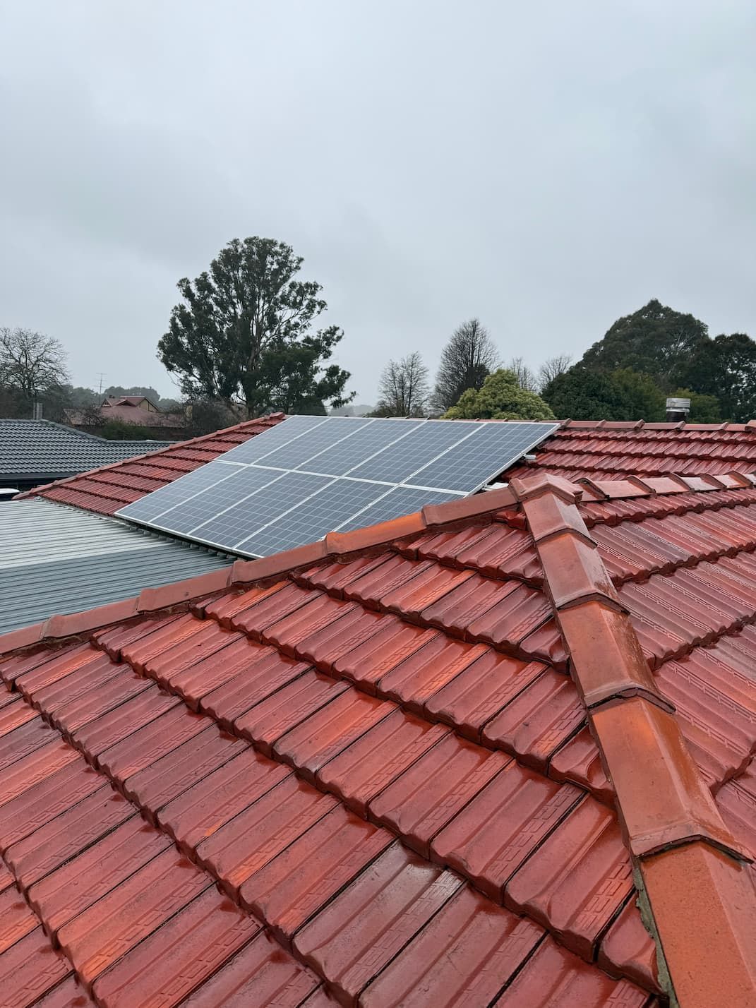 A roof recently cleaned in Sydney