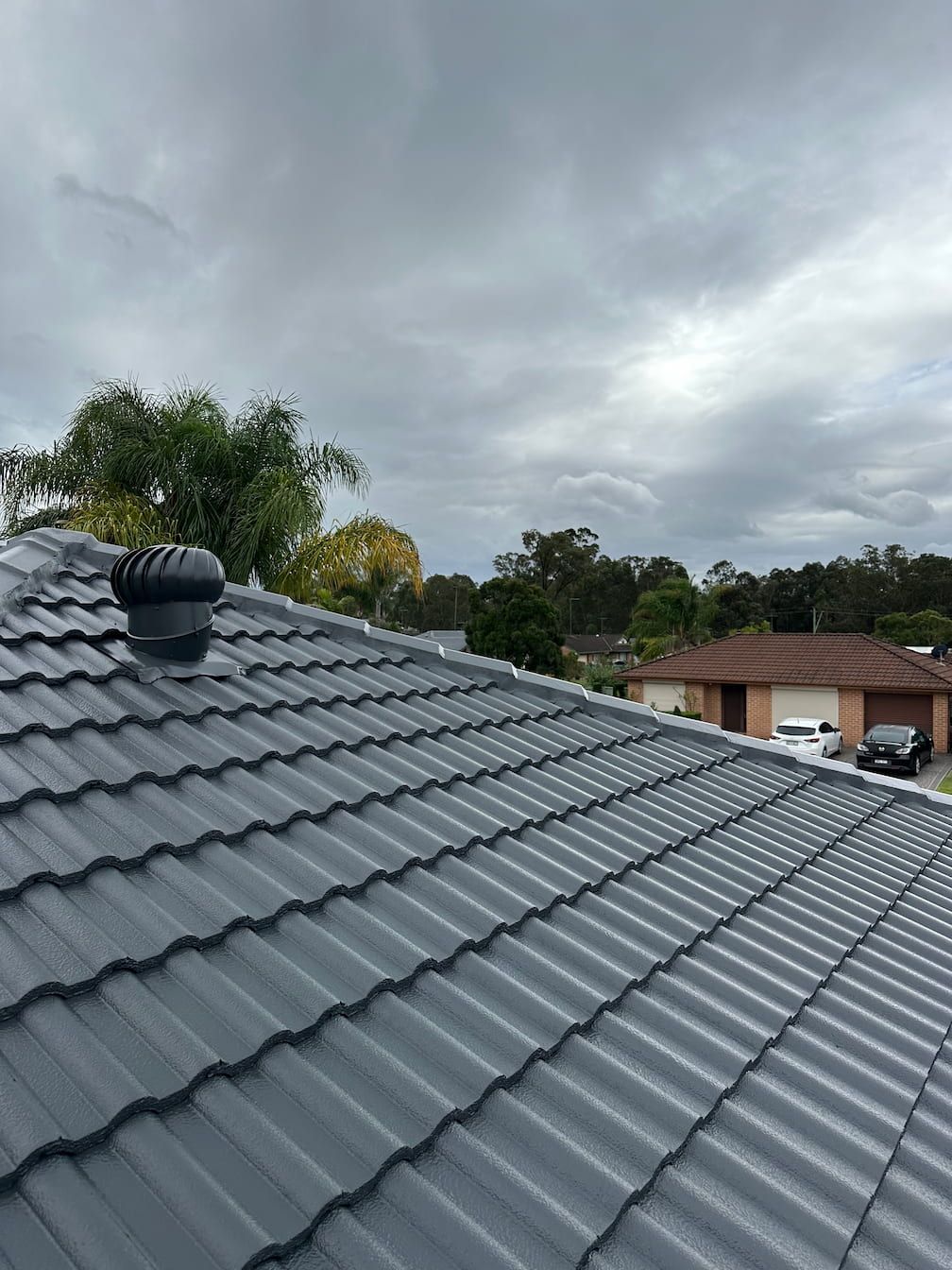 A whirlybird installed on a roof in Sydney