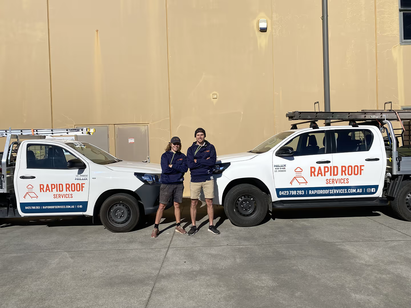 The Rapid Roof Restoration team in Bowral