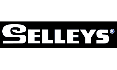The selley 's logo is black and white on a white background.