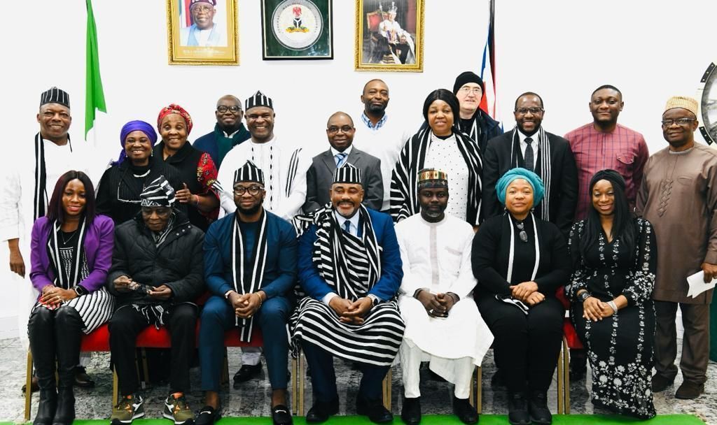Group visit to the Nigeria High Commission London in 2023 