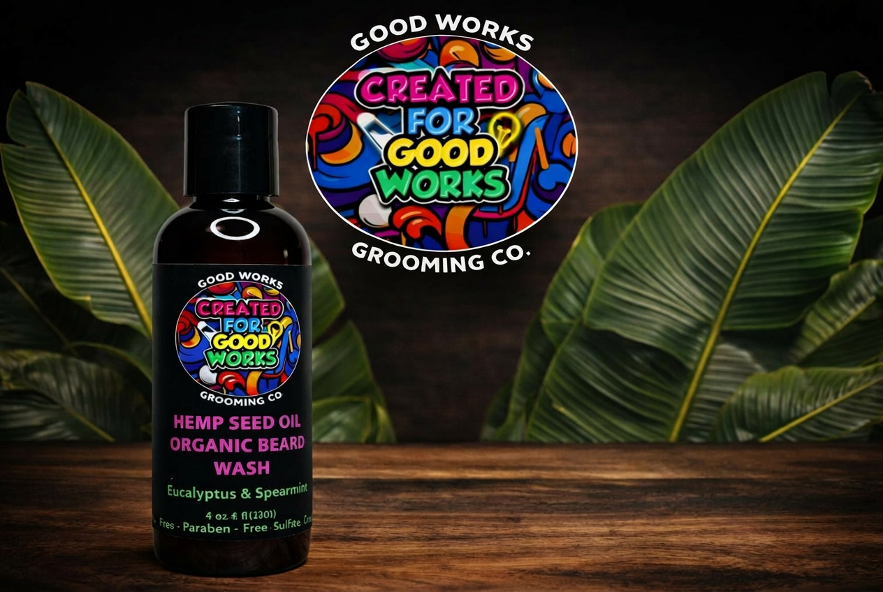 Hemp Seed Oil Organic Beard Wash