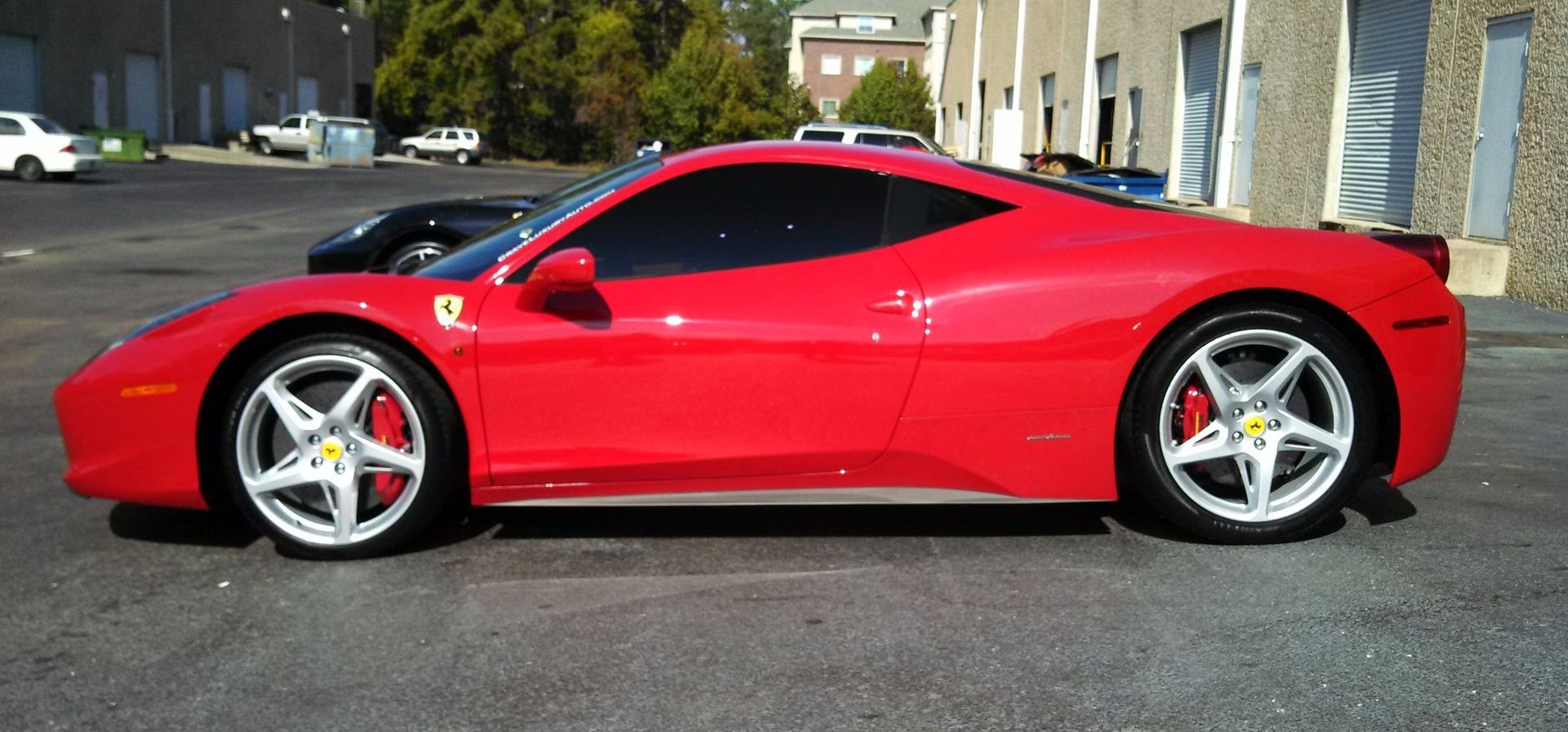 ferrari red car