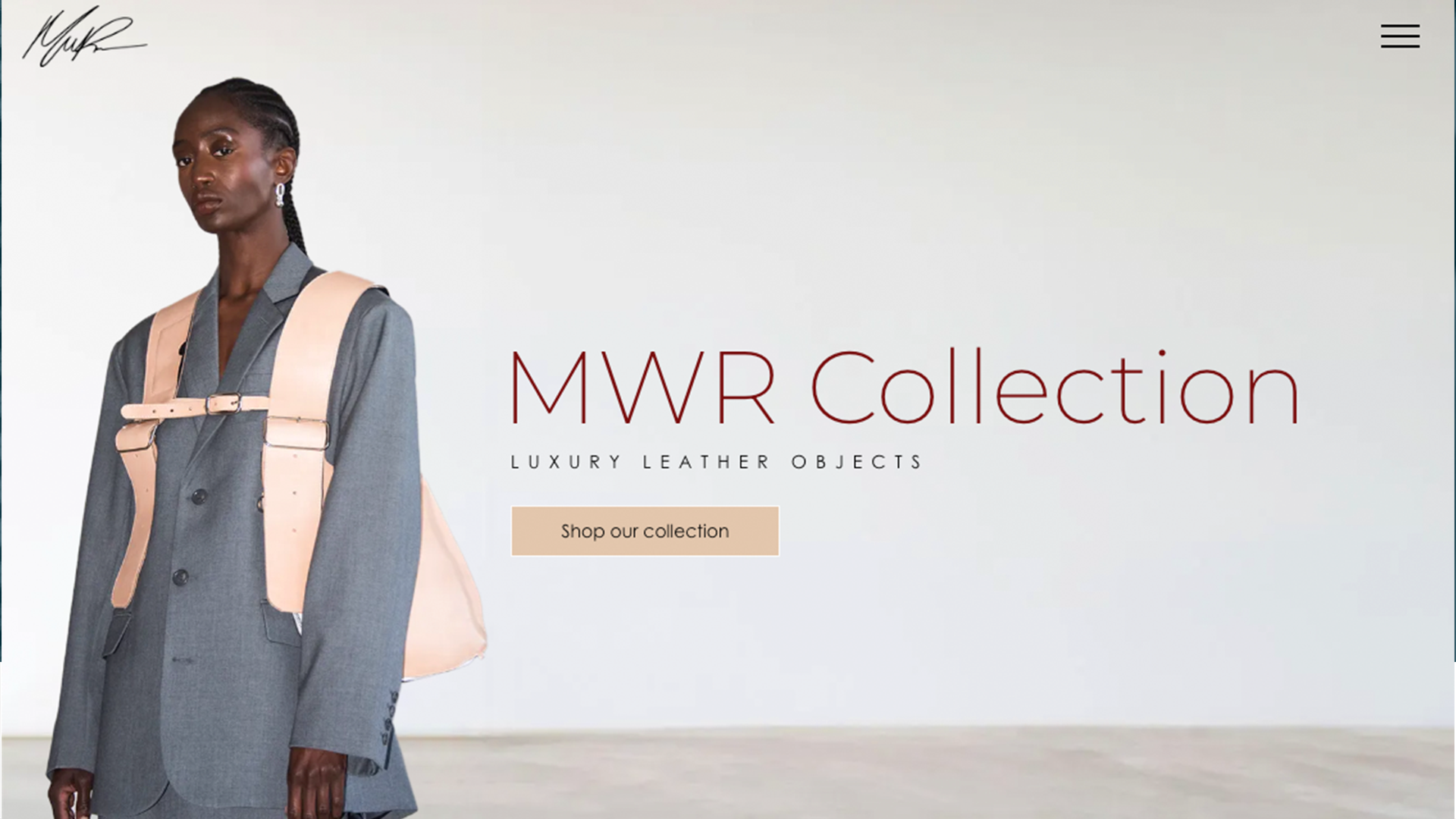 Screenshot of MWR Collection website