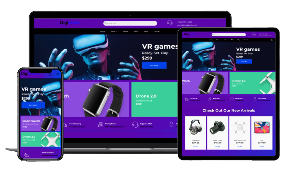 Cleaning technician using a vacuum on a carpet; text: