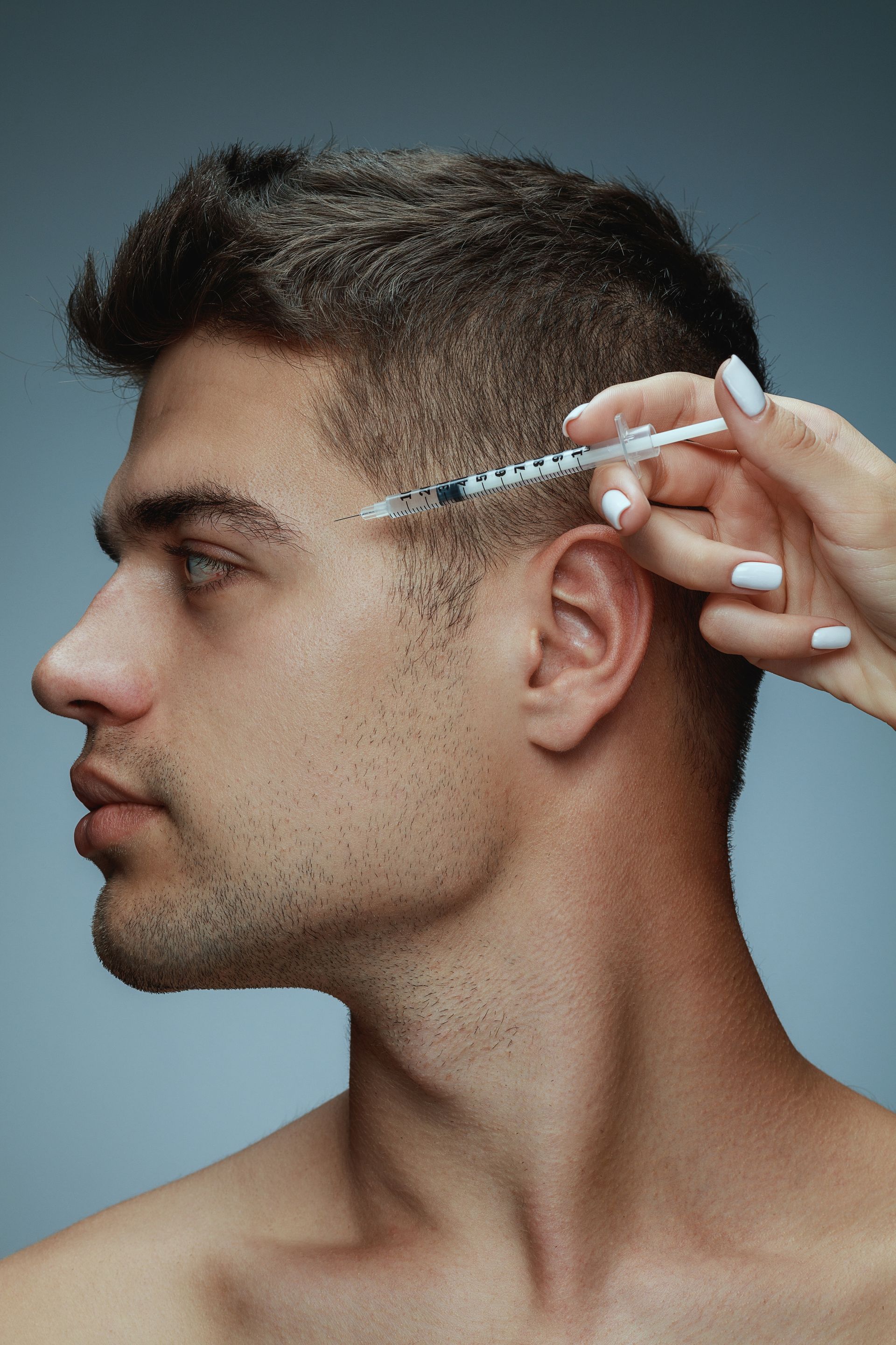 woman getting derma peel