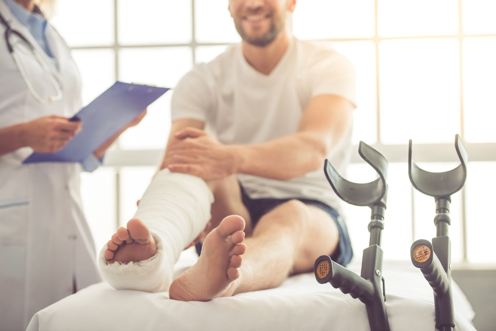 Criminal Defense — Man on with Cast On in Columbia, SC
