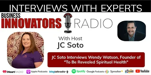 Jc soto interviews wendy watson founder of to be revealed spiritual health