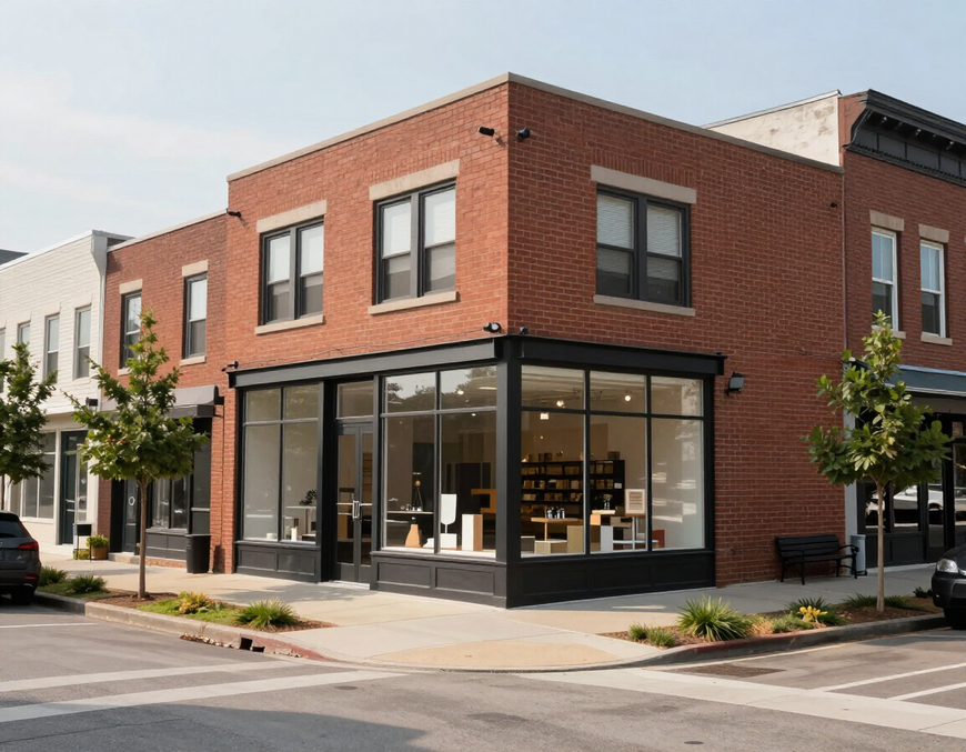 Commercial storefront in Springfield