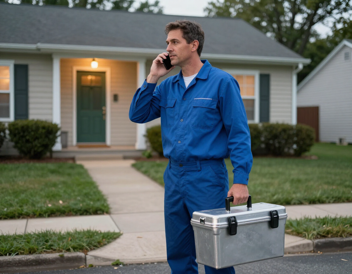 Five Star maintenance professional responding to a service call