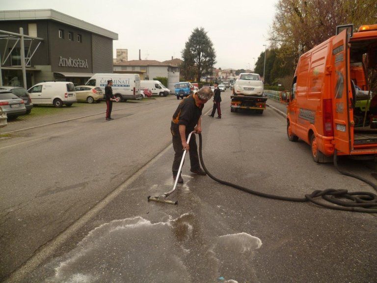 lavaggio strade