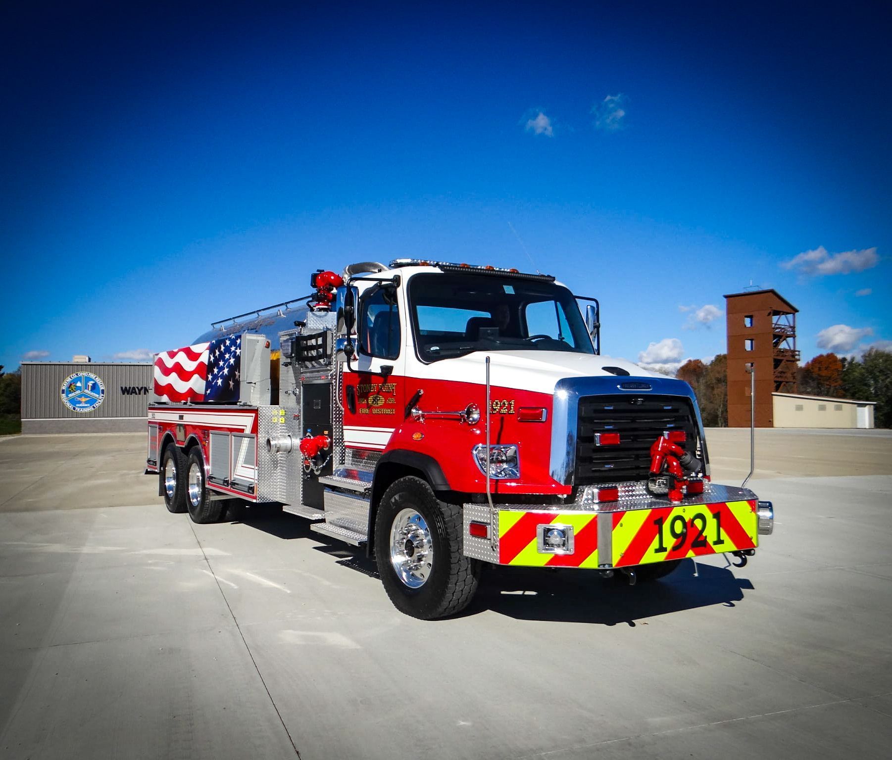 2025 Freightliner 114SD Plus, Cummins X12 500HP, 3500 Gallon Hawk QP, Darley 1000 GPM Fire Pump, Zico Portable Tank Bracket, Akron Brass StreamMaster II Deck Gun, Akron Brass Bumper Turret, 84' of 6