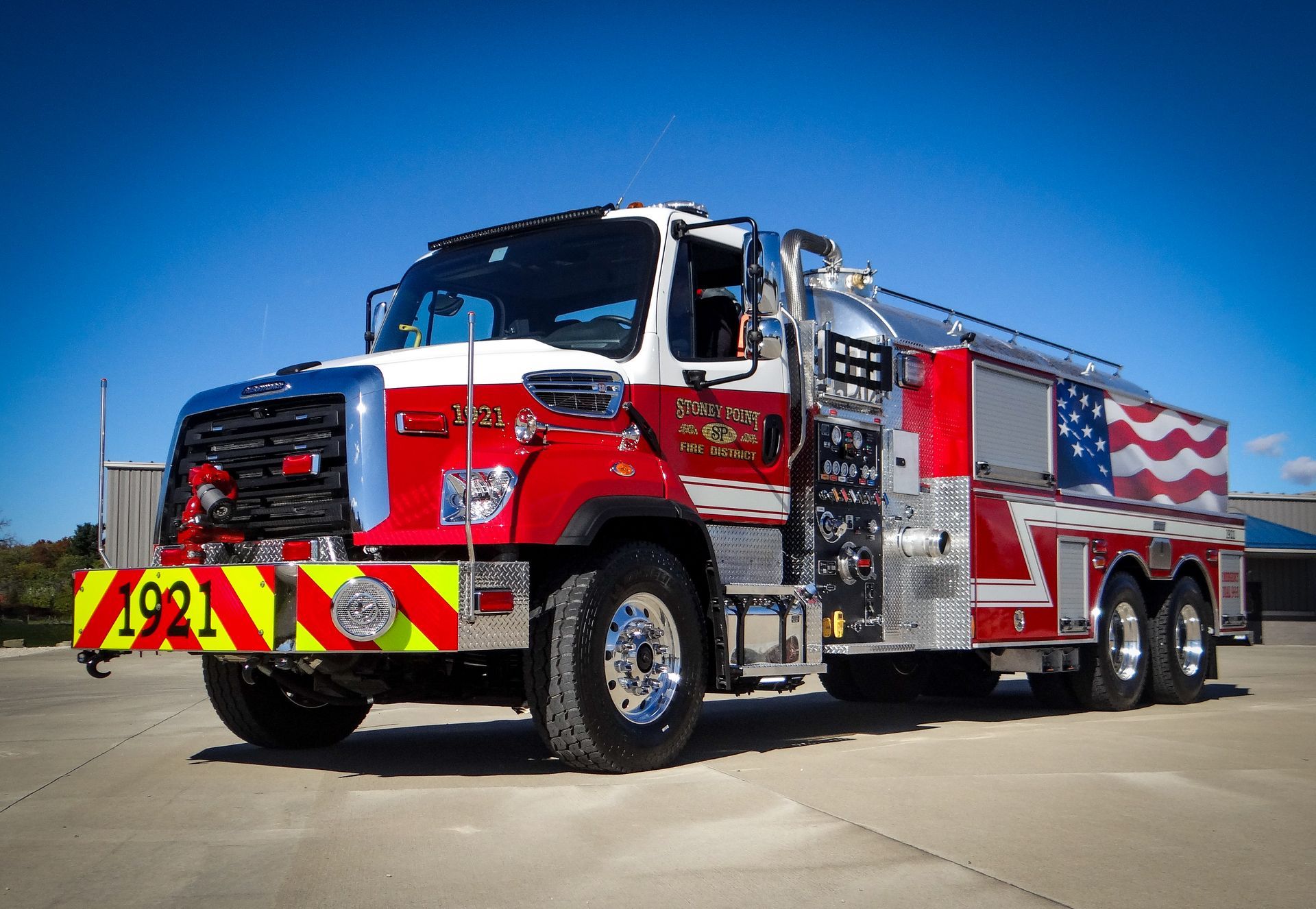 2025 Freightliner 114SD Plus, Cummins X12 500HP, 3500 Gallon Hawk QP, Darley 1000 GPM Fire Pump, Zico Portable Tank Bracket, Akron Brass StreamMaster II Deck Gun, Akron Brass Bumper Turret, 84' of 6