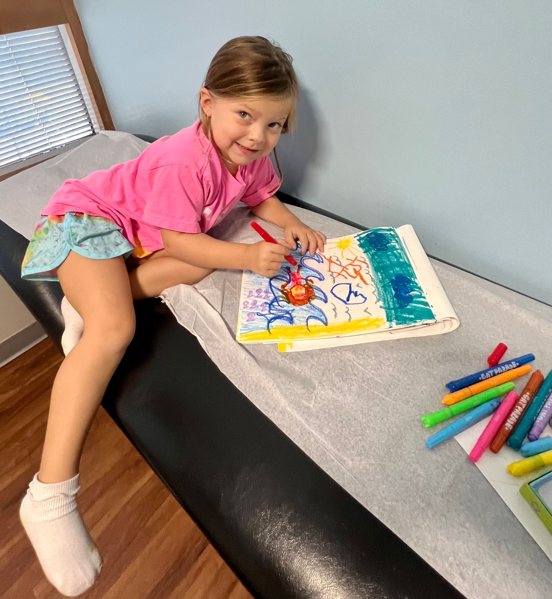 LBF Hero Cameron Corno using colored pencils