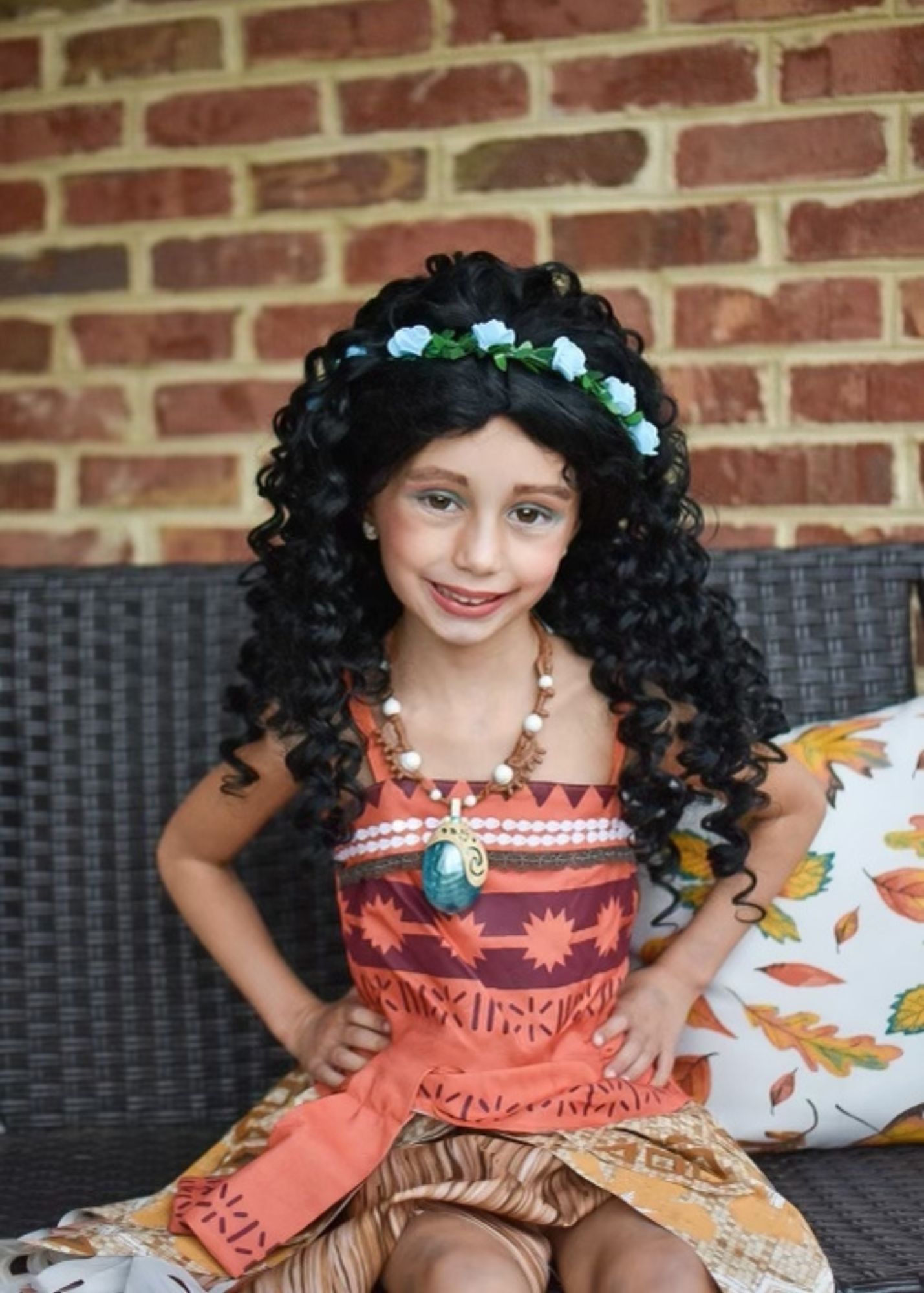 LBF Hero Kennedy Ranson wearing a wig dressed up